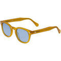 Lunettes sur Grenoble : Lunettes de soleil Xlab 8004 style moscot Lunettes de soleil, Jaune/Bleu clair, 48 m