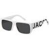 Lunettes de soleil Marc Jacobs MARC LOGO 096/S Lunettes de soleil, Blanc/Gris, 57 mm