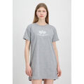Jupes Alpha Industries Basic Long T-Shirt BL W - greyheather/white Grenoble