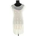 Robe courte Maje Robe en coton blanche Grenoble