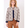 Veste La Fiancee Du Mekong Veste matelass&eacute;e r&eacute;versible coton bio ANETE Beige