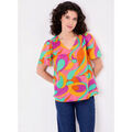 T-shirt La Fiancee Du Mekong Top manches courtes voile de coton bio PALANE
