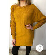 Pull Jeunes Et Jolies Pull oversize Moutarde Dijon
