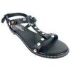 Chaussures Isteria Sandale noire pour femme 25096