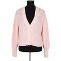 Gilet Claudie Pierlot Cardigan en coton rose Grenoble