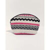 Trousse La Fiancee Du Mekong Grande pochette coton zipp&eacute;e DAISY Rose