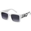 Lunettes de soleil Marc Jacobs MARC 739/S Lunettes de soleil, Blanc/Gris, 54 mm