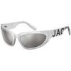 Lunettes de soleil Marc Jacobs MARC 738/S Lunettes de soleil, Argent/Argent, 61 mm Argent&eacute;