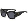Lunettes de soleil Dsquared D2 0137/S Lunettes de soleil, Noir/Gris, 54 mm
