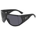 Lunettes de soleil Dsquared D2 0124/S Lunettes de soleil, Noir/Gris, 75 mm Grenoble