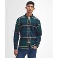 Chemises/chemisettes sur Grenoble : Chemise Barbour Chemise &agrave; carreaux verte en flanelle Vert