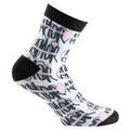 Chaussettes Kindy Socquette imprim&eacute;e Amor en viscose de bambou Rose Grenoble