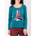 Tee-shirts sur Grenoble : T-shirt La Fiancee Du Mekong T-shirt coton flamm&eacute; bio imprim&eacute; KANPUR Vert