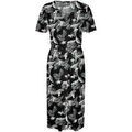 Robe Vero Moda Robe longue &agrave; imprim&eacute; F, Noir Noir