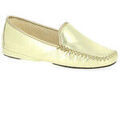 Chaussons / Pantoufles sur Grenoble : Chaussons Heller JULIETTA-417 Dor&eacute;
