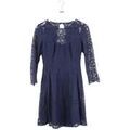 Robes sur Grenoble : Robe courte S&eacute;zane Robe en dentelle bleue Bleu
