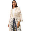 Gilets sur Grenoble : Gilet La Modeuse Kimonos pour femme - Beige -
