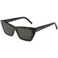Lunettes sur Grenoble : Lunettes de soleil Saint Laurent SL 276 MICA Lunettes de soleil, Havana/Gris, 53 mm