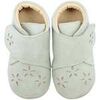 Chaussons b&eacute;b&eacute; Bellamy Chaussons Lafleur Velours Vert Vert