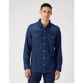 Chemise Wrangler 112341088 27MW-BLUE DARK STONE Grenoble