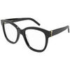 Lunettes de soleil Saint Laurent SL M97 Cadres Optiques, Noir/Transparent, 54 mm