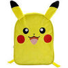 Sac a dos La Plume Doree Petit sac &agrave; dos enfant Pok&eacute;mon Pikachu en velours Jaune
