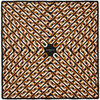 Echarpe Le Parmentier Chains Square Black