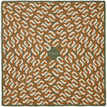 Echarpe Le Parmentier Chains Square Green