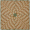 Echarpe Le Parmentier Chains Square Green