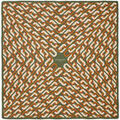 Echarpe Le Parmentier Chains Square Green