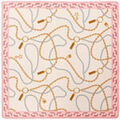 Echarpe Le Parmentier Chain Pearls Bandana Pink