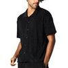 Chemise Deeluxe - Chemise manches courtes - noire