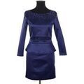 Robe courte The Kooples Robe en coton bleue Grenoble