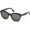 Lunettes de soleil Tom Ford FT1180 MERT Lunettes de soleil, Noir/Vert, 53 mm