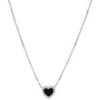Collier Clio Blue C?ur Angel Noir