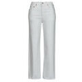 Pantalons sur Grenoble : Jeans Levis RIBCAGE STRAIGHT ANKLE Blanc
