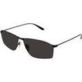 Lunettes sur Grenoble : Lunettes de soleil Balenciaga BB0413S Lunettes de soleil, Noir/Gris, 62 mm