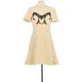Robes sur Grenoble : Robe courte Louis Vuitton Robe en laine beige