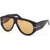 Lunettes de soleil Tom Ford FT1044 BRONSON Lunettes de soleil, Noir/Marron, 60 mm