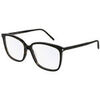 Lunettes de soleil Saint Laurent SL 453 Cadres Optiques, Havana, 56 mm
