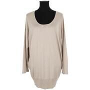 Pull Belair Pull en soie beige