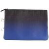 Pochette Vintage Pochette en cuir bleue