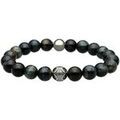 Bracelets sur Grenoble : Bracelets Sixtystones Bracelet Acier Pierres Naturelles -Large-20cm