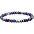 Bracelets Sixtystones Bracelet Boules Oeil de Tigre Rouge-Large-20cm Grenoble