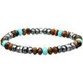 Bracelets Sixtystones Bracelet Boules Oeil de Tigre Rouge-Large-20cm Grenoble