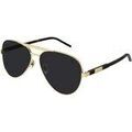 Lunettes de soleil Gucci GG1163S Lunettes de soleil, Or/Gris, 60 mm Dor&eacute; Grenoble