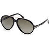Lunettes de soleil Tom Ford FT1210 AALTO Lunettes de soleil, Noir/Fum&eacute;e, 59 mm Noir