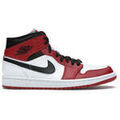 Baskets Nike Air Jordan 1 Mid Chicago White Grenoble