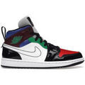 Baskets Nike Air Jordan 1 Mid SE Black White Multi-Color