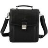Pochette Hexagona Sacoche cuir Ref 47993 Noir 28*23*10 cm